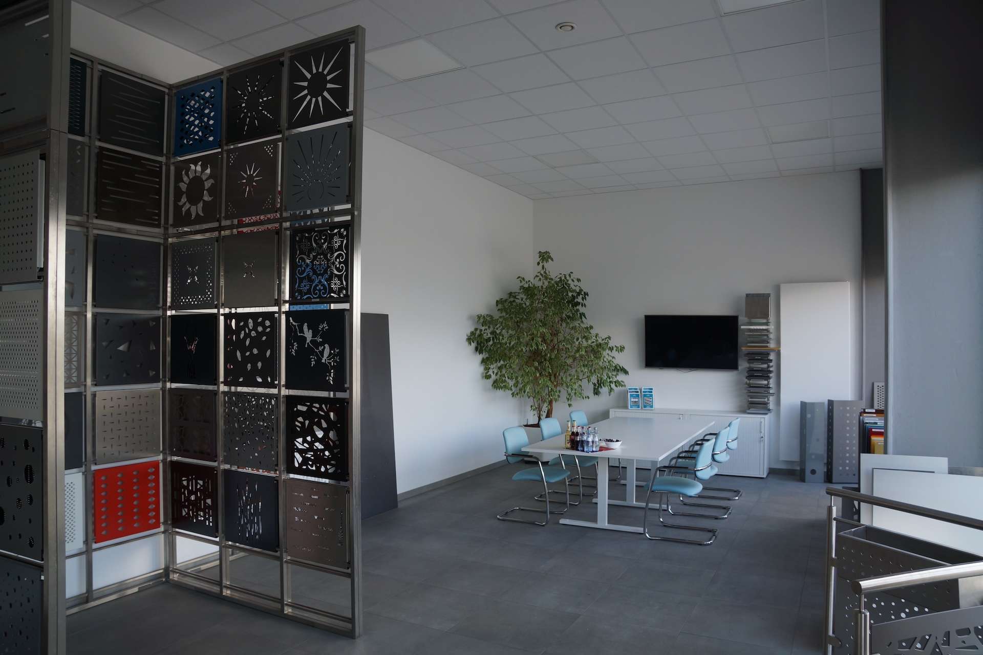 Lochblech-Ausstellung in Gäufelden – Eindruck 1